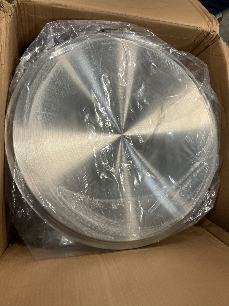 Condition photo showing Good Condition for vevor stainless steel stockpot, 84 quart large cooking pots, cookware sauce pot with basket, lid, and handle, heavy duty commercial grade stock pot, sanding treatment, for large groups events silver 84 quarts