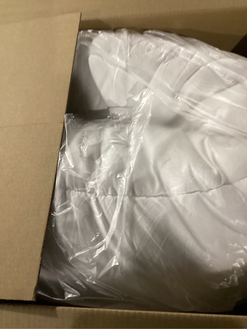 Condition photo showing New/Like New for Utopia Bedding Comforter Duvet Insert, Quilted Comforter with Corner Tabs, Box Stitched Down Alternative Comforters Full Size (White) Full (Pack of 1) White