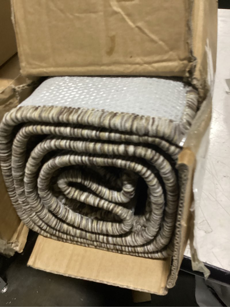 Condition photo showing Good Condition for finchitty indoor door mat, dirt resistant and absorbent, low-profile, non-slip, washable inside floor mats for front door, back, and entrance, 71" x 47", black 71" x 47" black