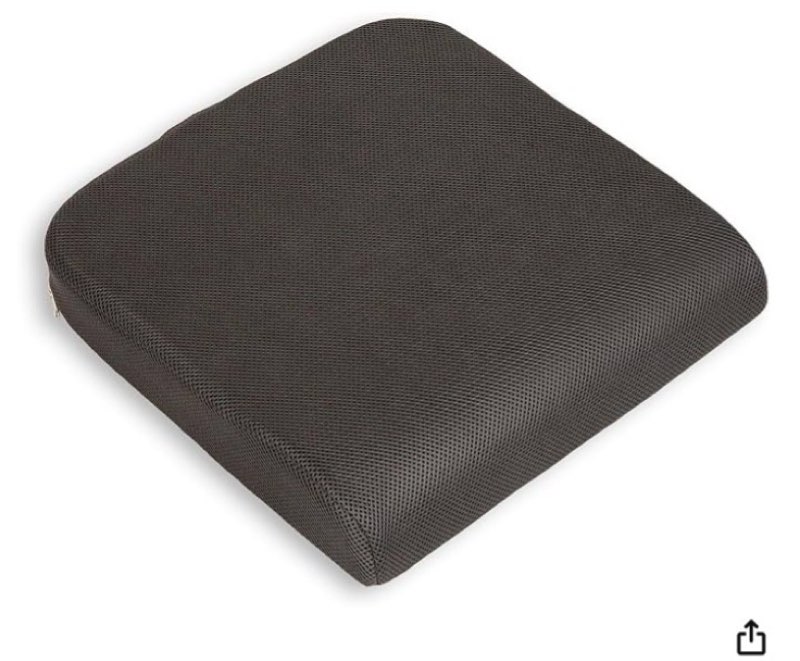 Mind Reader Air-Cloud Seat Cushion, Ergonomic Support for Posture, Pressure Relief, and Pain Reducti