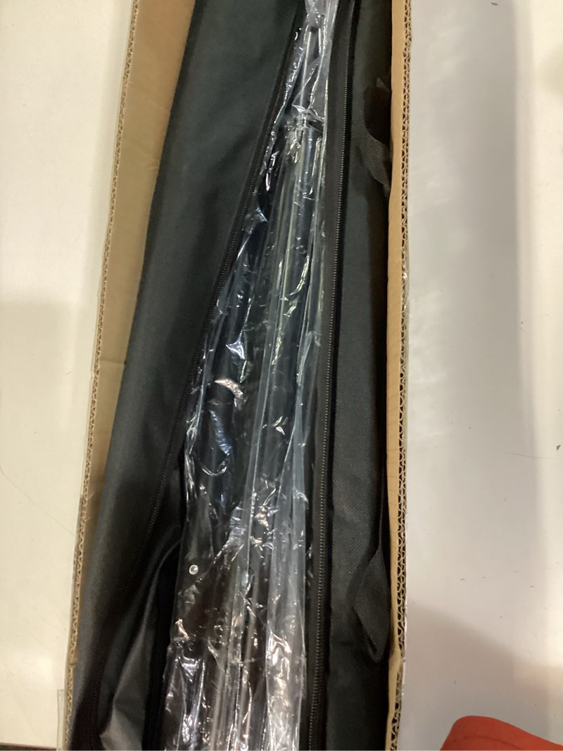 Condition photo showing New/Like New for black white backdrop screen with stand kit 5x6.5ft for photo video studio, 2-in-1 revisible black backdrop white screen with t-shaped photography background support stand and 5 clamps black white 5x6.5ft