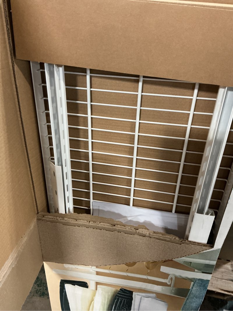 Condition photo showing Good Condition for origin 21 edda 2-ft to 2-ft x 16.82-in white wire closet kit