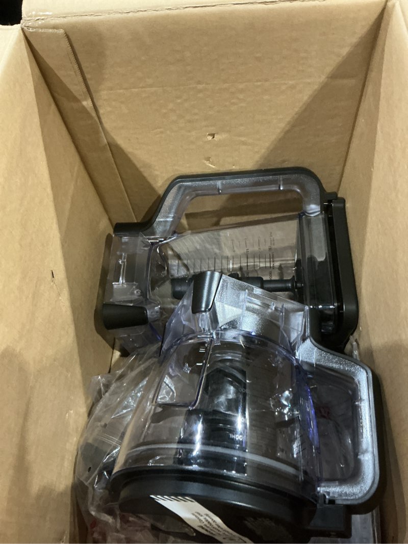 Condition photo showing Good Condition for ninja kitchen system | all-in-one for smoothies, frozen drinks, veggie chopper & more | with full-size pitcher, 8 cup food processor bowl, (2) 18 oz. cups, | 1200 watt | dark grey | br601amz pitcher + bowl + (2) 18-oz. cups