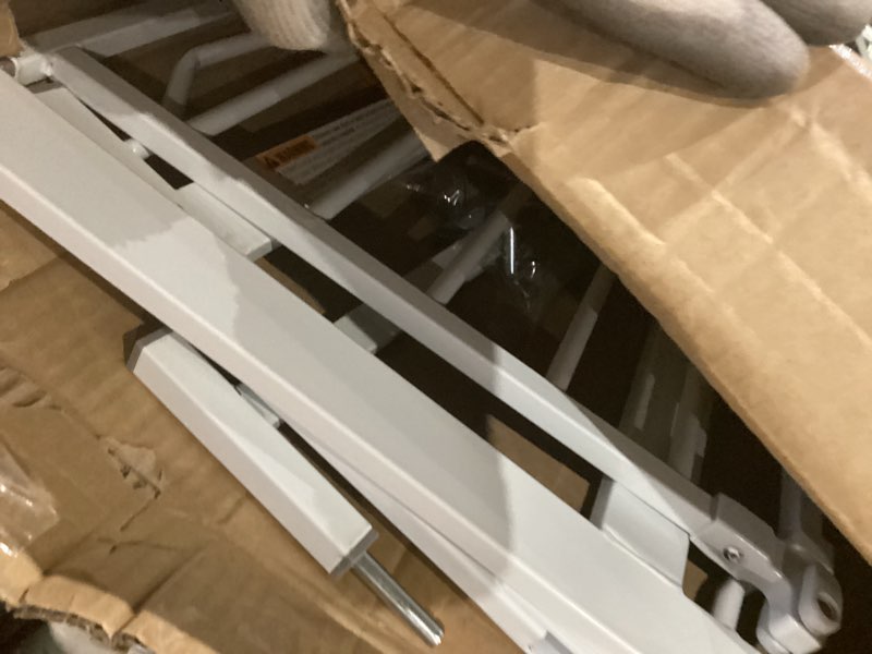 Condition photo showing Good Condition for regalo safety 36" extra tall baby gate for doorways & bottom of stairs, pressure mount, toddlers & pets, 6-24 months, tested & safe for 30 years, american designed, american owned white 29-36.5"w x 36"h