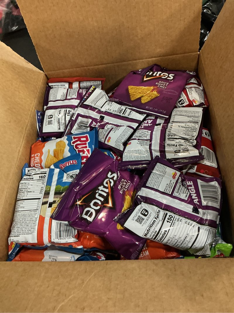 Condition photo showing Good Condition for (BB/JAN/27/2026) Frito-Lay Ruffles and Doritos Bold Variety Pack  1 oz bags  40 count
