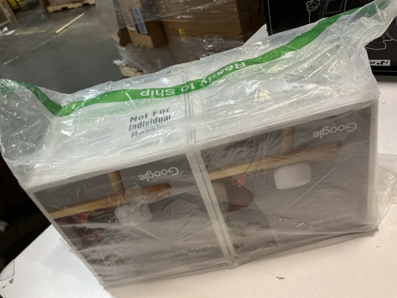 Condition photo showing New/Like New for Google Nest Wifi - Home Wi-Fi System - Wi-Fi Extender - Mesh Router for Wireless Internet - 2 Pack Router Only Two Pack