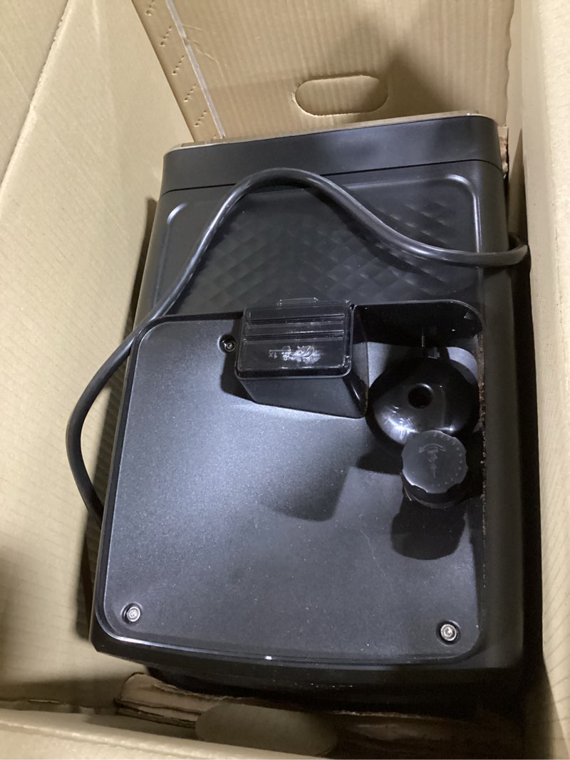 Condition photo showing Good Condition for Philips 3300 Series Fully Automatic Espresso Machine with integrated milk frother and grinder, 5 Hot & Iced Coffee Pre-Sets, 40% Quieter SilentBrew, 15-Bar Pressure, Glossy Black (EP3326/90) Black Chrome 9.7"D x 17"W x 14.6"H