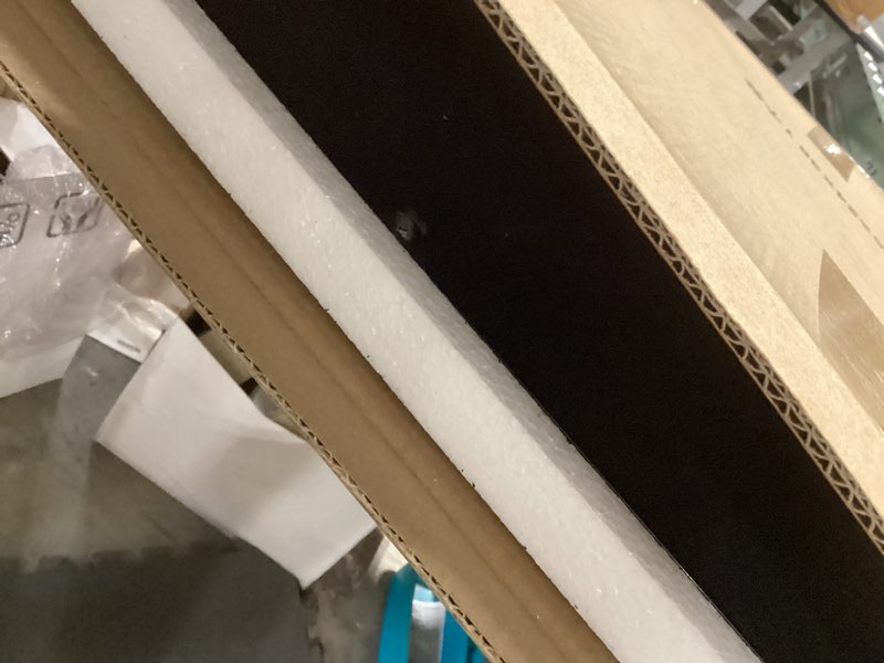Condition photo showing Good Condition for 24x36 metal poster frame, 24 x 36 inches aluminum picture frame with mat for 20x30 photo, tempered glass cover, black wall hanging photo frame for home décor black 24x36