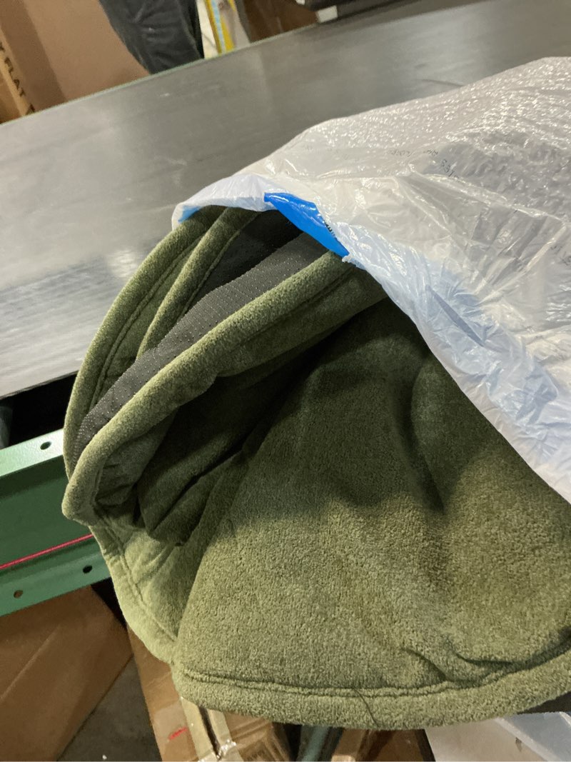 Condition photo showing As Is for Extra Large Dog Heating Pad Waterproof Electric Heated Pet Beds for Indoor Outdoor, Adjustable Temperature,Washable Green Clover Shaped Cat Heating Pad Non Slip Bottom(57"X47") Green X-Large