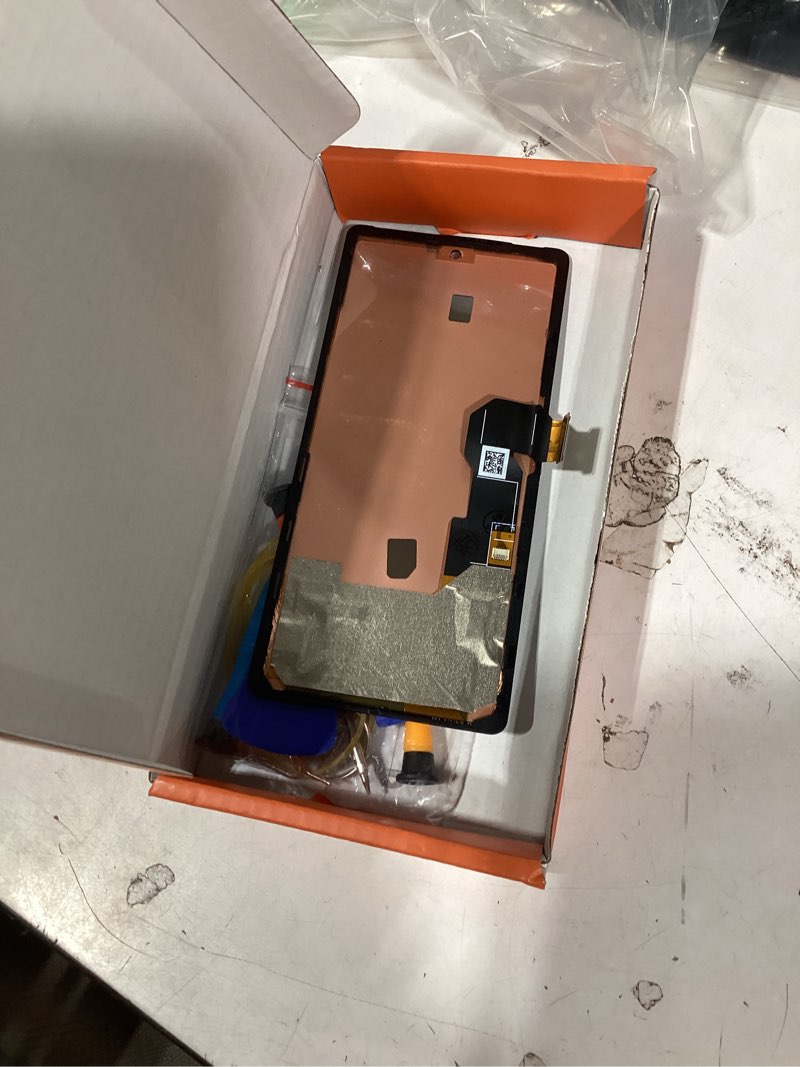 Condition photo showing Good Condition for oled display [with fingerprint function] [with bracket] compatible with google pixel 6a [6.1 inch] gx7as, gb62z, g1azg, gb17l screen touch digitizer assembly lcd display with repair kit