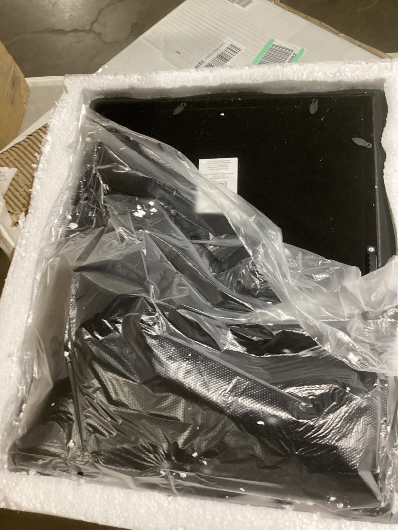 Condition photo showing Good Condition for Laura Ashley 11x14 Black Ornate Textured Hand-Crafted Resin Picture Frame, Wall Mount, Decorative Floral Design Home Décor, Photo Gallery, Art, More (Black, 11x14 (Matted 8x10))