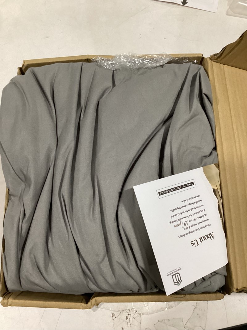 Condition photo showing Good Condition for homechoice decor victorian ruffle shower curtain, vintage handcrafted bow tie bath curtain for master bathroom, ruched microfiber bathroom curtain with 12 buttonholes, 72" w x 72" h, gray (lq-10) grey 72"w x 72"l (pack of 1)