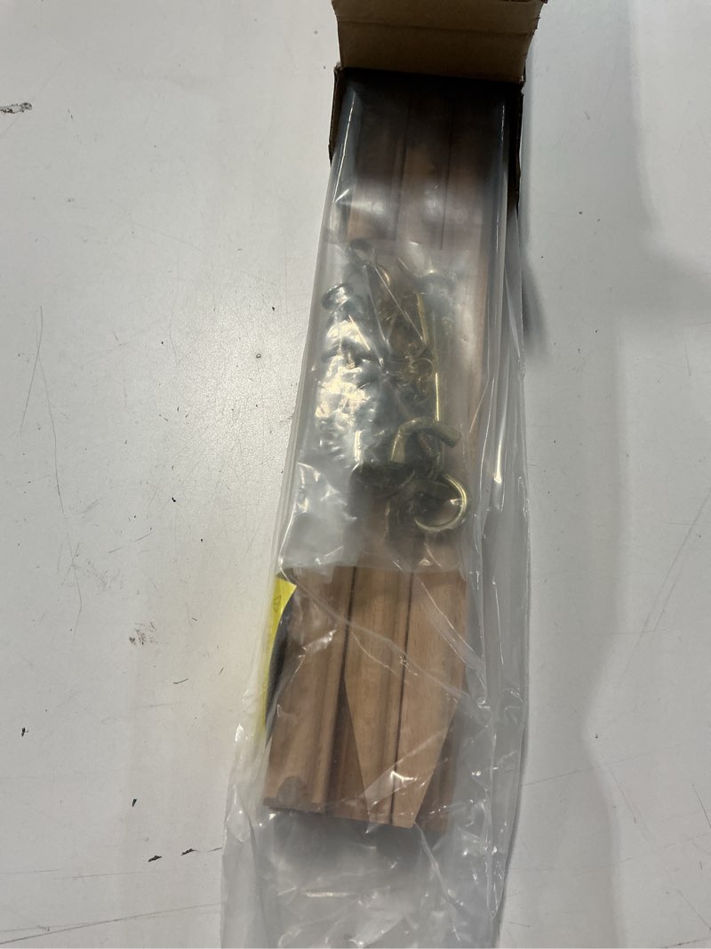 Condition photo showing Good Condition for MEEDEN Wood Easel Stand for Display: Wooden Tripod for Poster Board - Wedding Easel Standing for Welcome Sign Natural Color