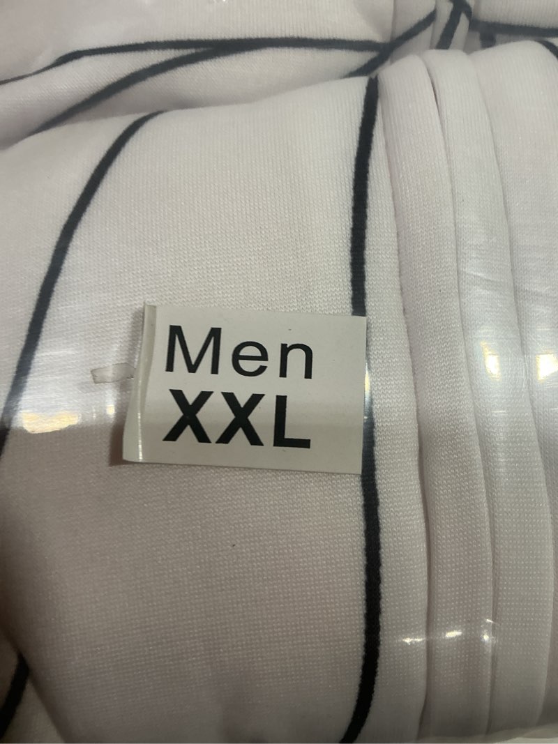 Condition photo showing New/Like New for (Various styles) Christmas Onesie Pajamas Family Vacation Novelty One-piece Hooded Matching PJs Allover Pattern Sleepwear Nightwear Men Small Snowflake Deer