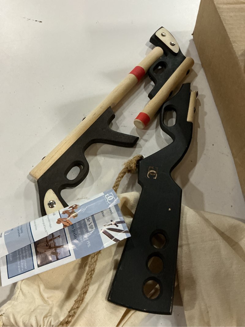 Condition photo showing Good Condition for cg - home & games wooden guns for kids – 3 pack handmade play gun set - outdoor play toys for children 8 and up. bonus! unique bag.