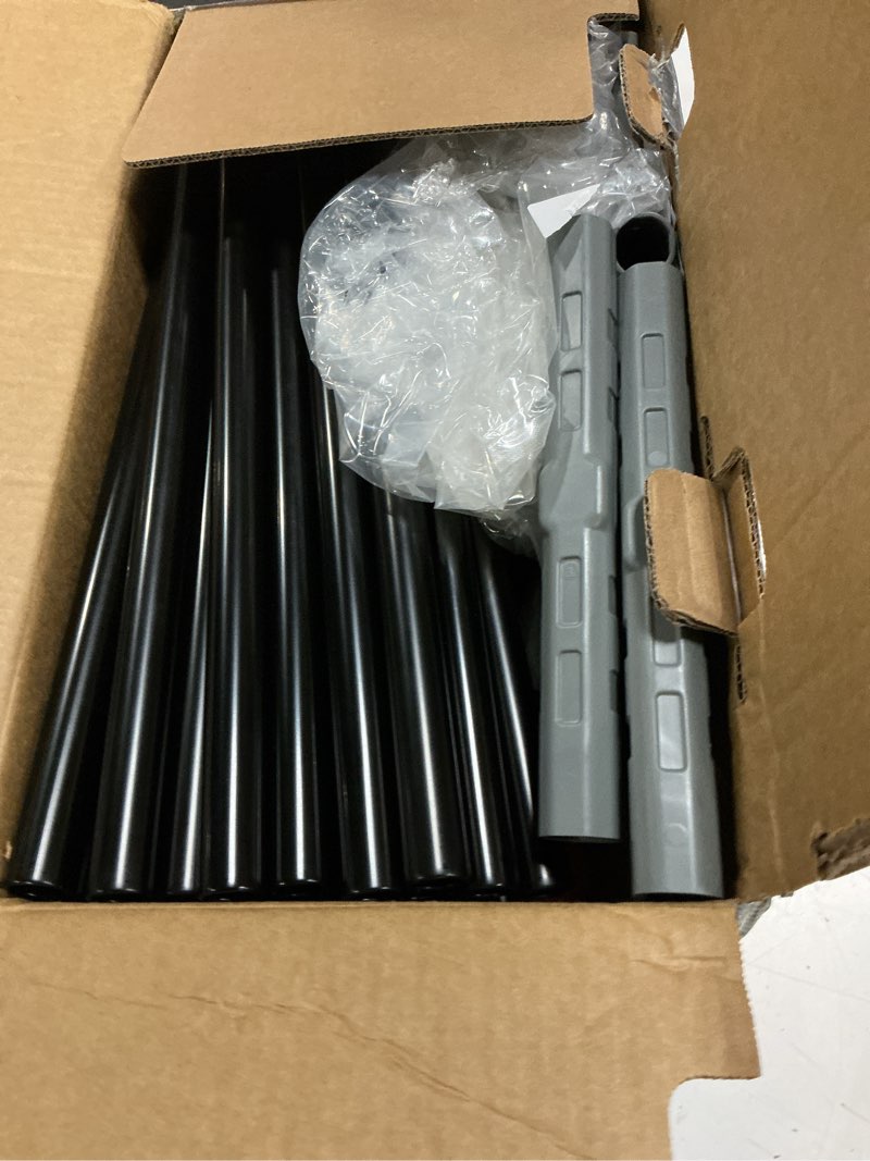 Condition photo showing As Is for baby playpen 50 x 50 inch play pen playards, playpen for babies and toddlers, baby playard for indoor & outdoor active center game fence, with skin-friendly fabric and soft breathable mesh grey grey 50 × 50 inch