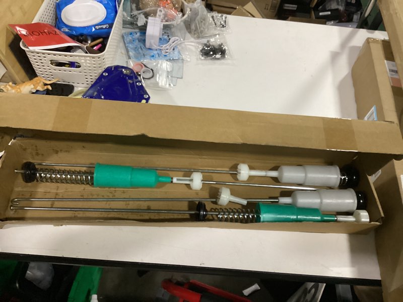 Condition photo showing New/Like New for wh16x26911 wh16x26910 suspension rod kit, compatible with ge gtw335asn2ww gtw335asn1ww gtw460asj4ww gtw465asn1ww gtw680bsj3ws washer, replace number wh16x24144 wh16x24145, 5 years warranty