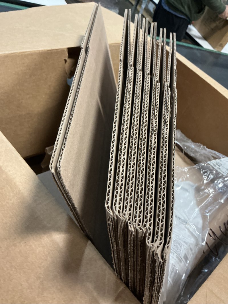 Condition photo showing Good Condition for BOXES FAST 26x15x5 Flat Corrugated Boxes, Flat, 26L x 15W x 5H, Pack of 20 | Shipping, Packaging, Moving, Storage Box for Home or Business, Strong Wholesale Bulk Boxes