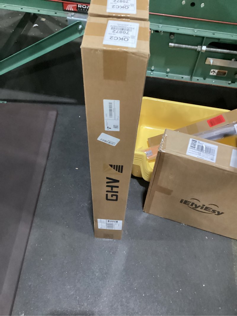 Condition photo showing New/Like New for GHV Cordless Zebra Blinds for Windows Flaxen Zebra Shades Light-Filtering Dual Layer for Home Office (35 in (W) x 64 in (H)) 35"W x 64"H