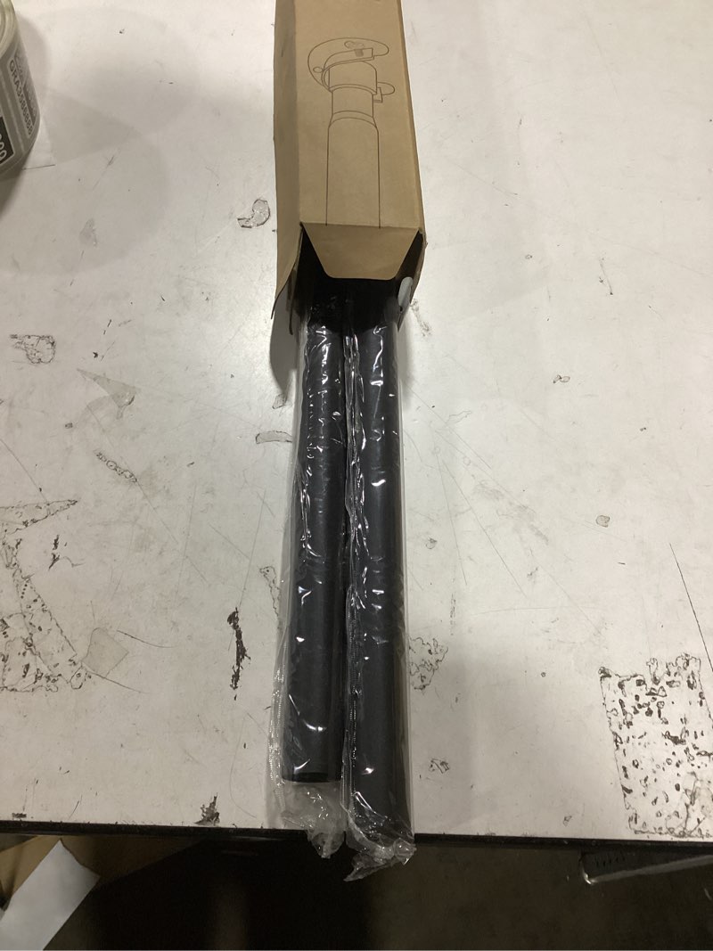 Condition photo showing Good Condition for Closet Rods for Hanging Clothes, 17 to 54 Inches Stepless Adjustable Metal Closet Rod, 1.3 Inches Heavy Duty Clothes Hanging Rod for Closet Wardrobes Laundry RV, Black Matte Black 17-54 IN