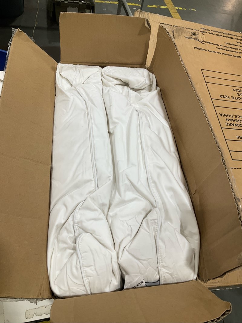 Condition photo showing Good Condition for luxury feathers down pillows king size set of 2, hotel quality fluffy bed pillows, soft pillows for sleeping, organic cotton cover(20x36”, pack of 2) king (pack of 2) king-2 pillows