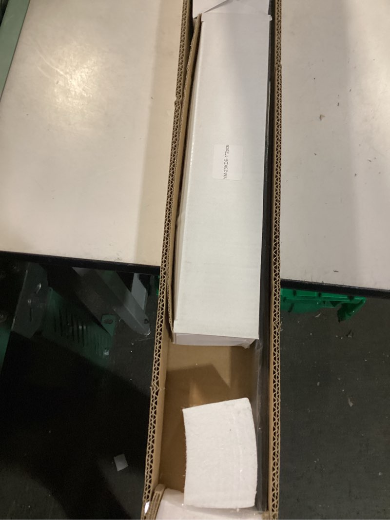 Condition photo showing Good Condition for 36 in single bifold sliding barn door hardware kit for closet doors, smoothly and quietly,side and top mount swivel wheels (track length 40'', door not included)
