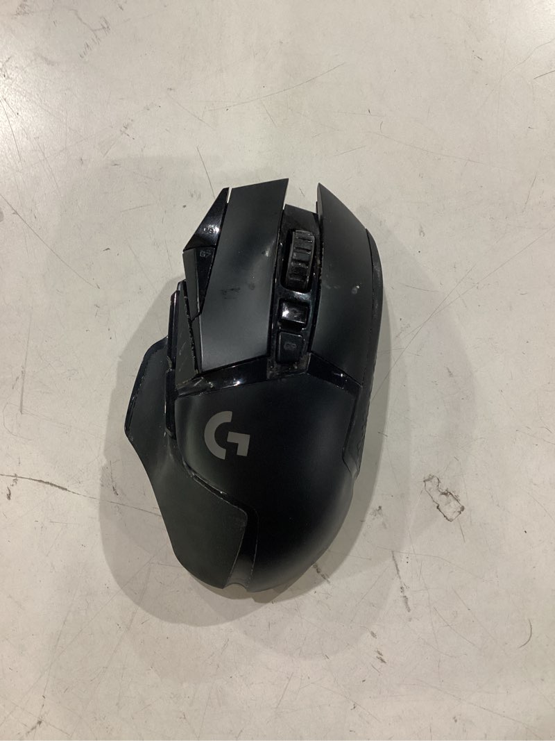 Condition photo showing As Is for *missing parts* logitech g502 x lightspeed wireless gaming mouse