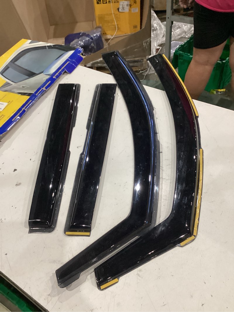 Condition photo showing As Is for similr to)))) goodyear in-channel shatterproof window deflectors