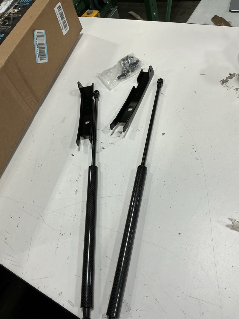 Condition photo showing As Is for (Similar)C16-08055 20 inch 120Lb/533N Gas Struts Shock Gas Spring Lift Support for Camper Shell Awning Snugtop Topper Canopy Truck Cap Pickup Canopy are Leer Truck Tonneau Cover C1608055, 2 Pcs Set SY07482-002