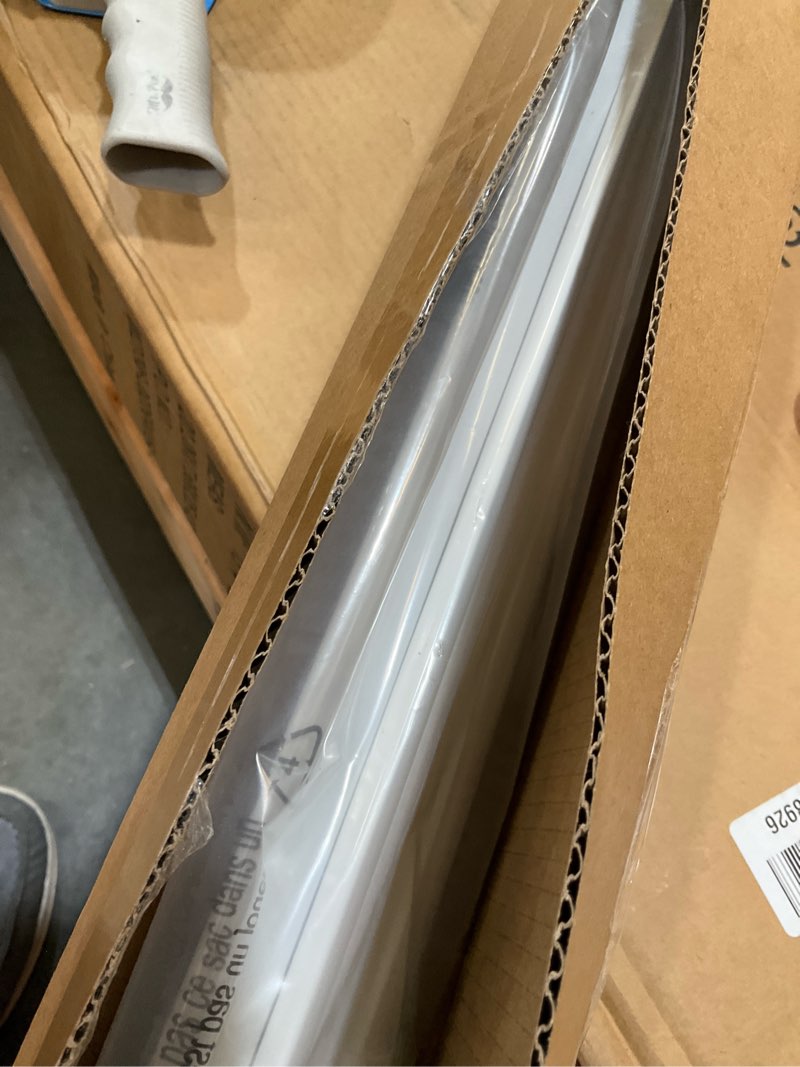 Condition photo showing New/Like New for lazblinds no tools no drill cordless cellular shades, light filtering honeycomb shades for home, thermal insulation blinds for windows, 27" w x 64" h, white light filtering-white 27" w × 64" h