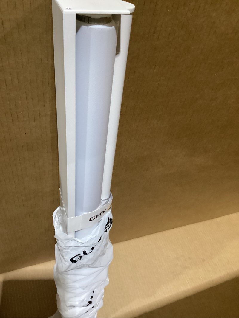 Condition photo showing As Is for GHV Cordless Zebra Blinds for Windows Free-Stop Shades Light Filtering Dual Layer Light Control for Day and Night (White, 31 in (W) x 64 in (H)) White 31 in (W) x 64 in (H)