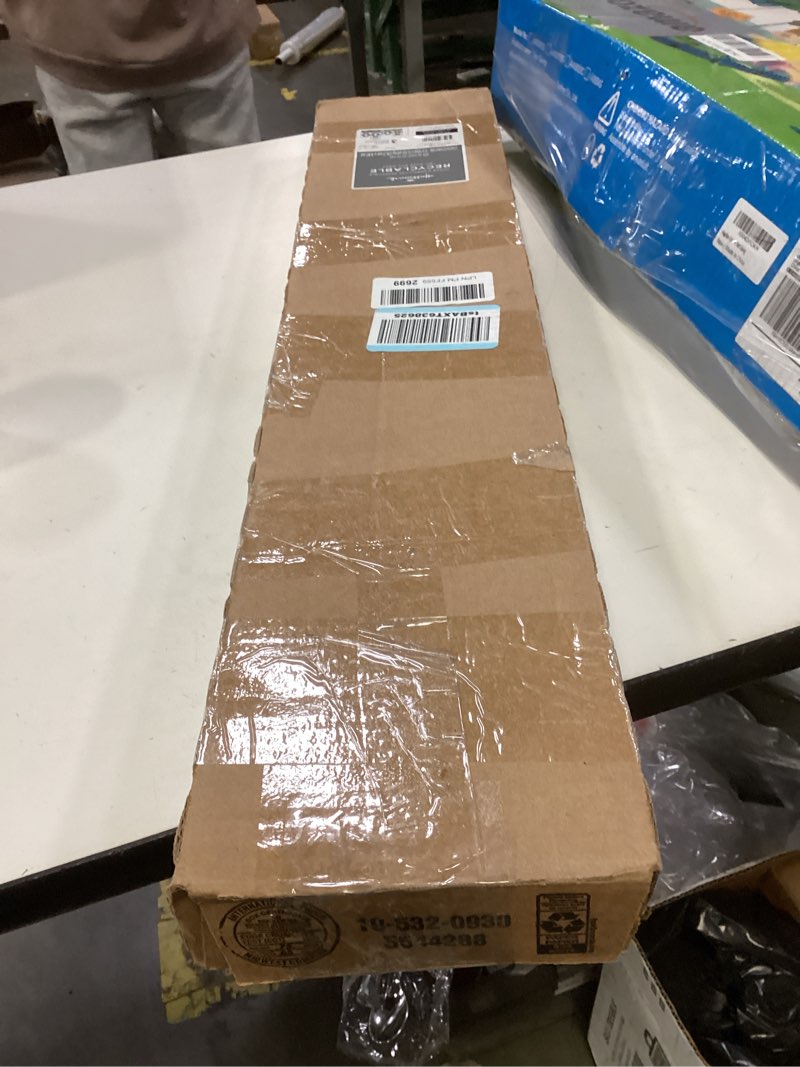 Condition photo showing New/Like New for hallmark reversible christmas wrapping paper (3 rolls: 120 sq. ft. ttl) merry holidays, snowflakes, snowmen, red stripes