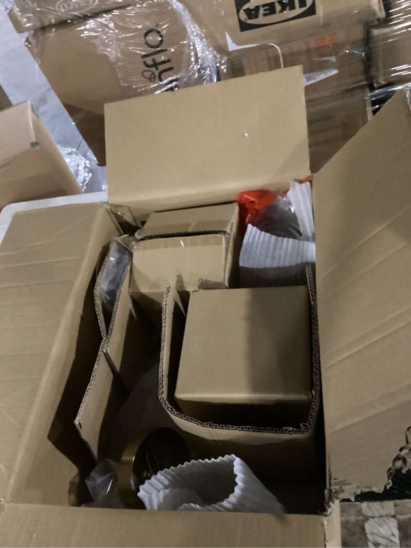 Condition photo showing Good Condition for holkirt mid-century modern wall sconces bathroom globe vanity light fixture brass set of 2 glass