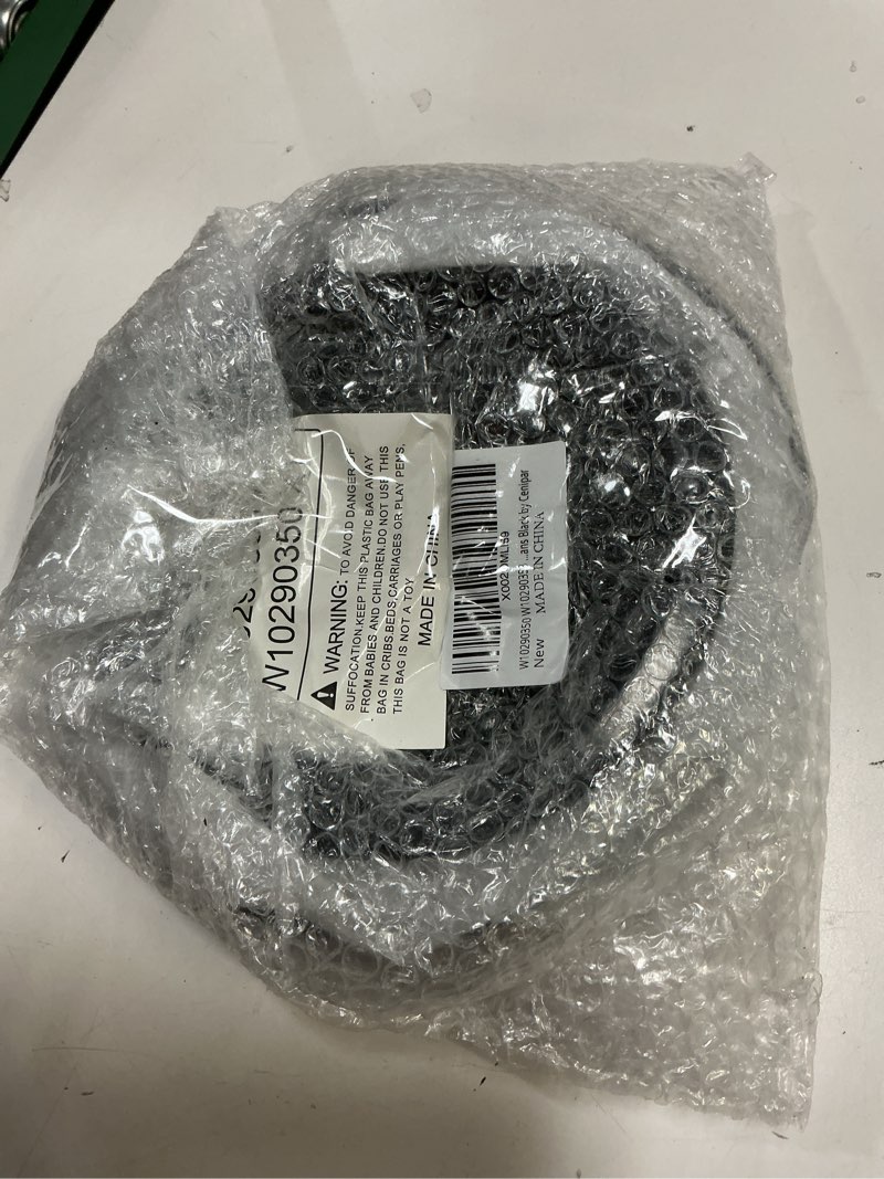 Condition photo showing New/Like New for W10290350 W10290353 Porcelain Burner Drip Pans Replacement for Whirlpool Electric Stove Range Top Drip Bowls Includes 1 Large 8-Inch and 3 Small 6-Inch Drip Pans Black by Cenipar W10290350 W10290353drip pans