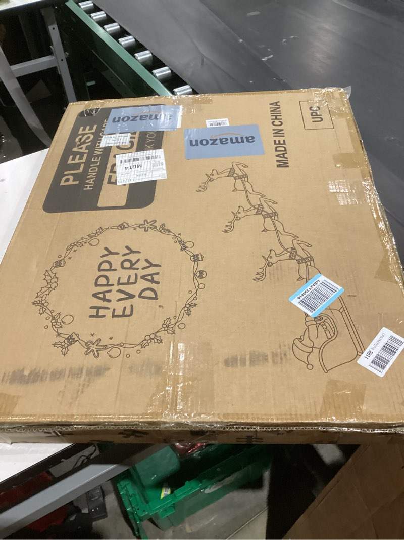 Condition photo showing As Is for Jigsaw Puzzle Board with Drawers and Cover, Tilting Puzzle Board 1500 Pieces with 5 Adjustable Angles, Portable Puzzle Board for Adults