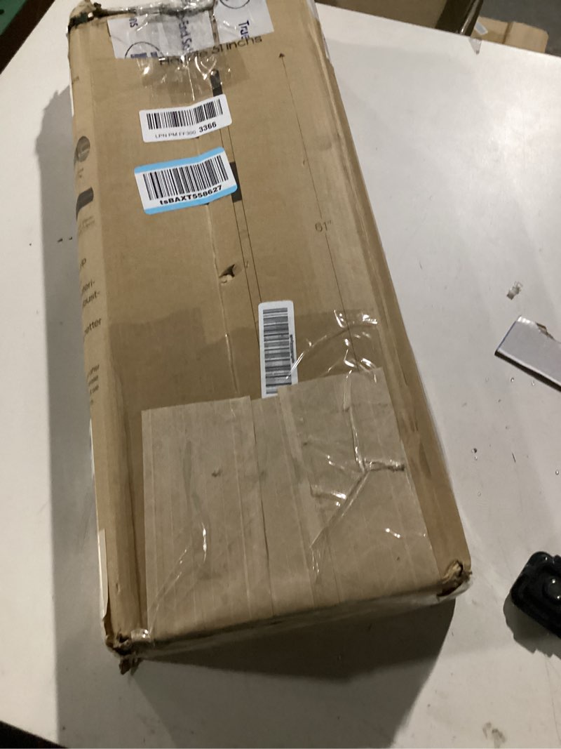 Condition photo showing As Is for PBHEPJ 24 Inchs Push Broom Outdoor Heavy Duty, Shop Broom with 60" Long Handle for Cleaning Outdoor or Indoor Tile, Garage, Shop, Deck, Concrete, Wood, Stone, Patio Floor, 2 Pack