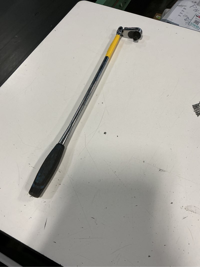 Condition photo showing As Is for kobalt 72 -tooth 3/8-in drive comfort grip handle flexible head ratchet