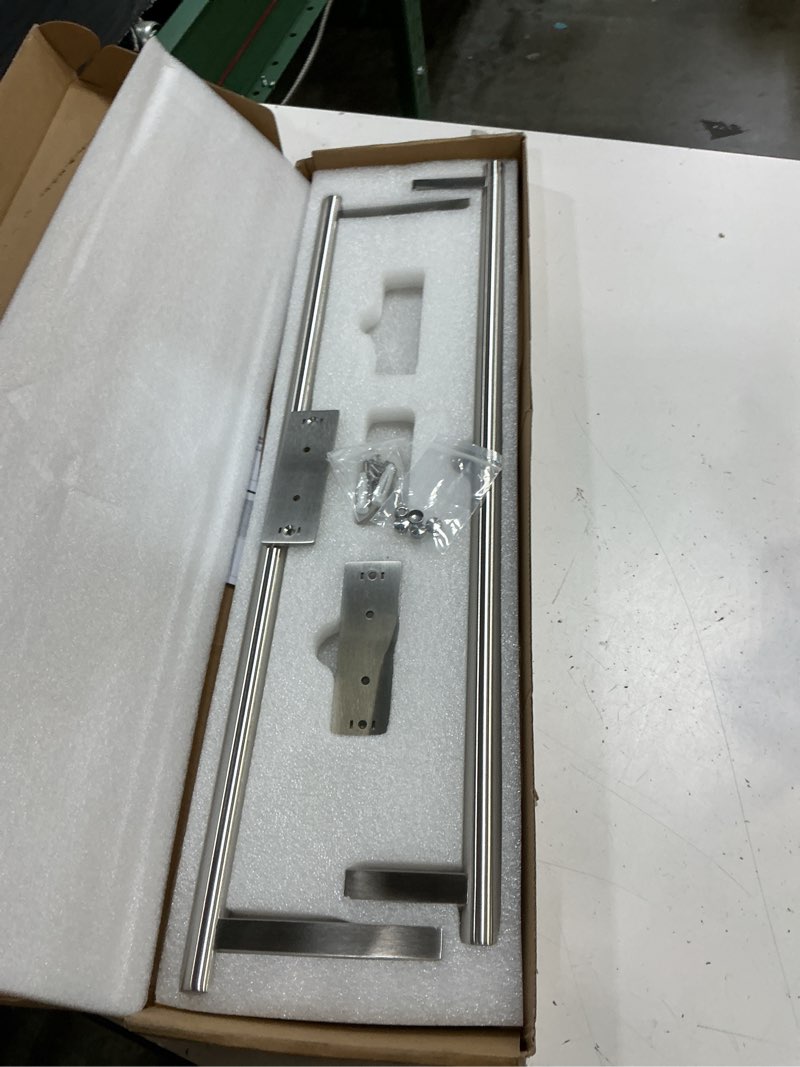 Condition photo showing Good Condition for alise 24'' double towel bars for bathroom,wall mount towel holder,brushed | towel racks for bathroom labatory,sus304 stainless steel,towel hanger towel rails,double bath towel bar towel rod,kitchen 24inch brushed nickel