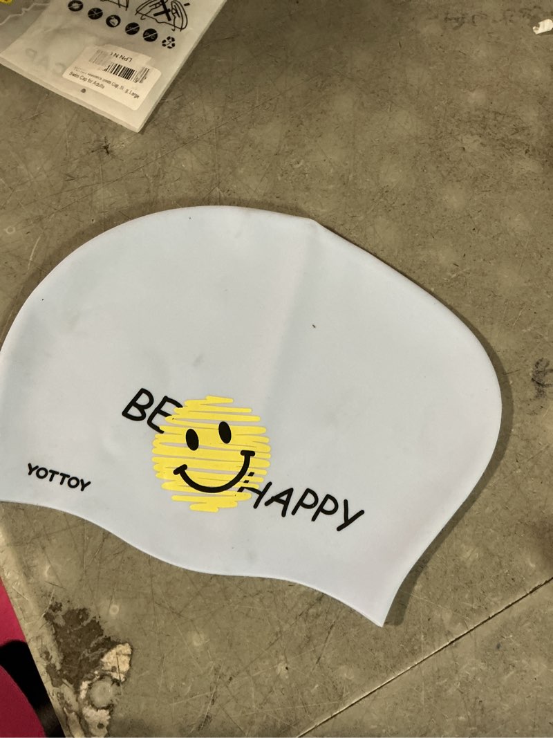 Condition photo showing New/Like New for yottoy swim cap for women swimming large swim cap for adults