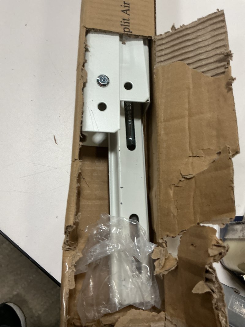 Condition photo showing As Is for JEACENT Outdoor Wall Mounting Bracket for Ductless Mini Split Air Conditioner Heat Pump Systems, Universal, 9000-36000 Btu Condenser up to 350 lbs