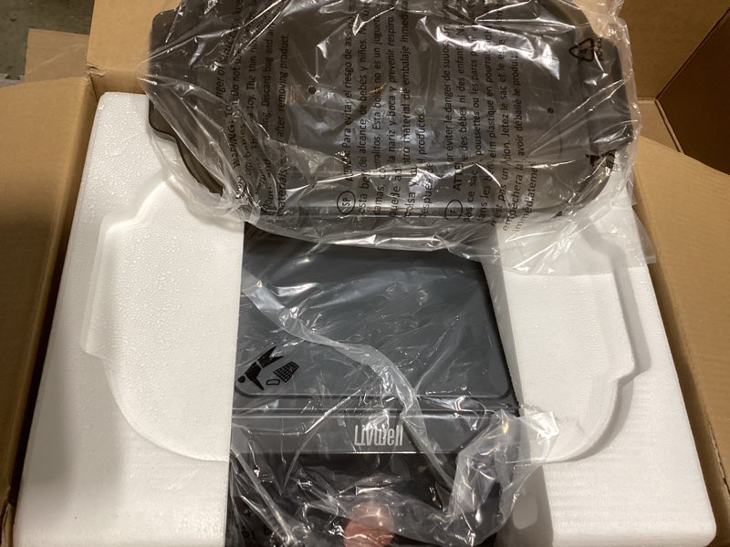 Condition photo showing New/Like New for Livwell 6 Quart Glass Container Air Fryer with Pull-Out Drawer & Lid - Kitchen Gift - PFOA & PFAS-Free, 12 Presets, Dishwasher-Safe, Family-Sized One Dish Meal for Baking, Roasting & Crispy Frying