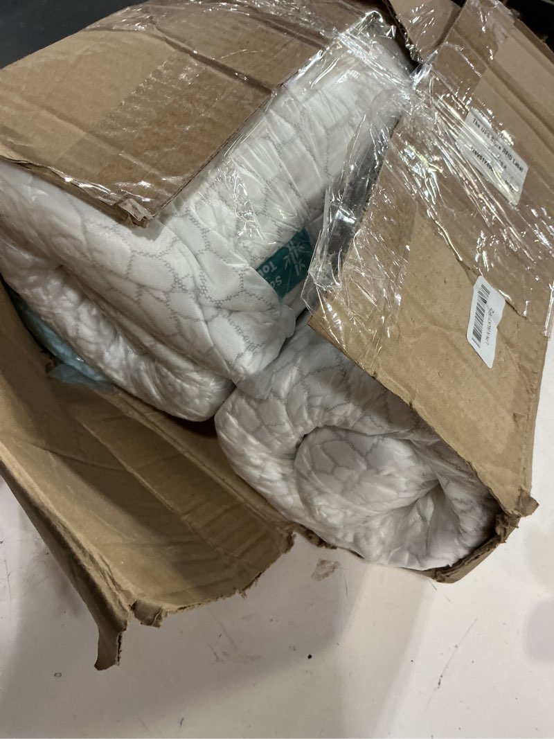 Condition photo showing Good Condition for cooling pillow king size set of 2, adjustable bed pillows for sleeping, luxury shredded memory foam pillows king 2 pack,adjustable pillow for side,back,stomach sleepers,soft yet supportive firm pillow king (2 count) original white (cooling)