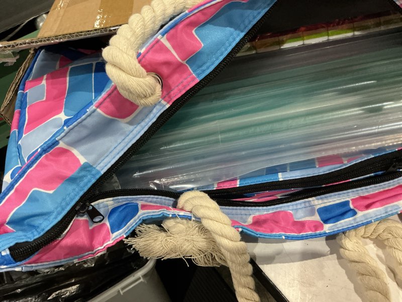 Condition photo showing Good Condition for tiasusan 4 layer engraved american mahjong tile set, 166 acrylic mahjong tiles with bags, racks and pushers, accessories magenta(with racks)