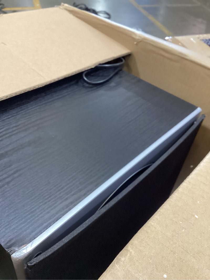 Condition photo showing As Is for polk audio psw10 10" powered subwoofer home audio – power port tech, up to 100 watts, big bass in compact design, easy setup with home theater, timbre-matched with monitor & t-series polk speakers subwoofer single subwoofer