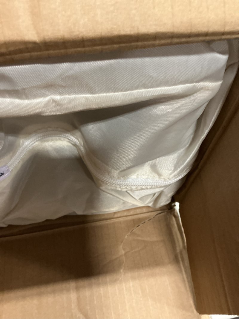 Condition photo showing New/Like New for dream on me zodiak baby playard, breathable mesh sides, soft comfortable mattress, quick & easy to fold with travel carry bag, compact space saving design - beige