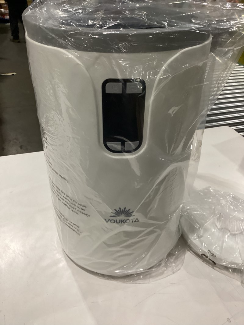 Condition photo showing New/Like New for Similar to stock photo Large Towel Warmer for Bathroom - Heated Towel Warmers Bucket, Wood Handle, Auto Shut Off, Fits Up to Two 40\"X70\" Oversized Towels, Bathrobes, Blankets, for Mother's Gifts, White Snow_white