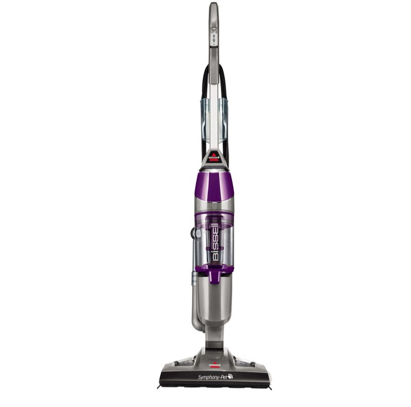 BISSELL - Symphony Pet All-in-One Vacuum and Steam Mop - Grey and Purple