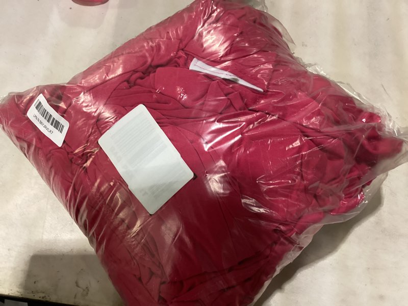 Condition photo showing Good Condition for fivenl 4 pack 5ft round spandex tablecloth, 60 inch stretchable table cover, washable and wrinkle resistant, fuchsia fuchsia 5 ft (60 in)