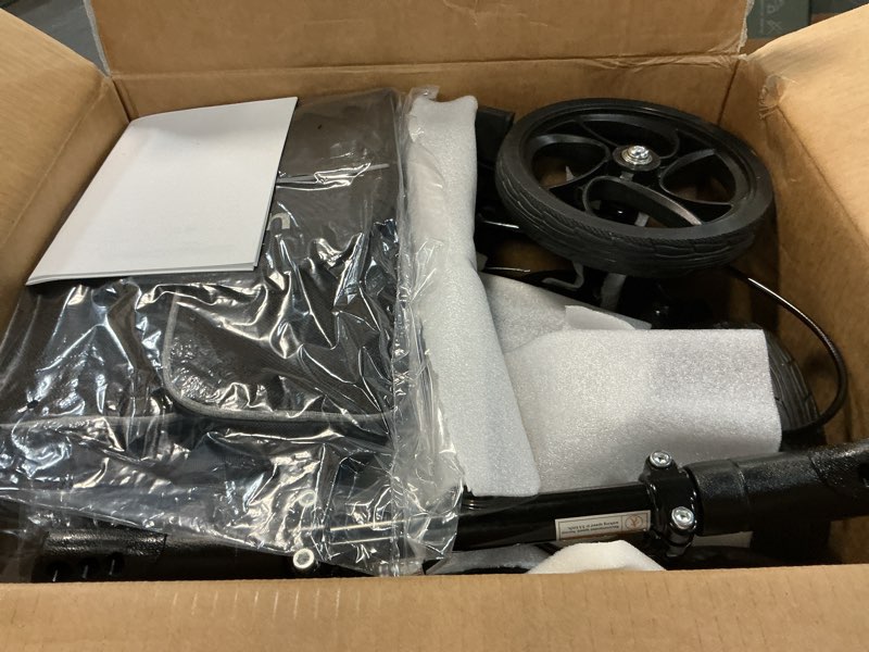 Condition photo showing Good Condition for Aojin Knee Scooter for Adults for FootInjuries, 300lbs Capacity, All Terrain Foldable Knee Scooter Walker with Bag, 13" Wide Pu Seat, Compact Crutches Alternative (Black)