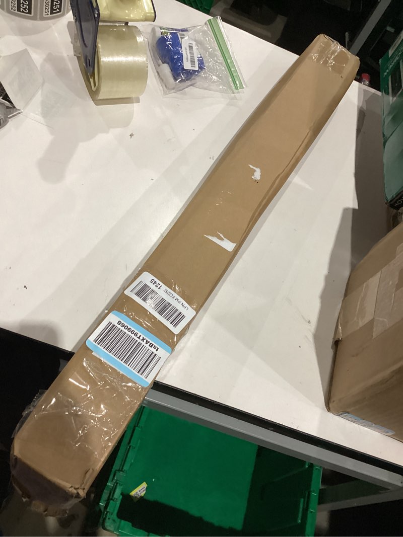 Condition photo showing New/Like New for LazBlinds No Tools No Drill Cordless Roman Shades for Windows, Blackout Thermal Insulated UV Blocking Window Blinds, Room Darkening Fabric Blinds for Indoor Windows, 33'' W x 48'' H, Off White Blackout - Off White 33" W x 48" H